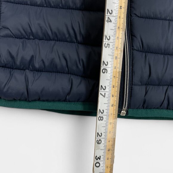 Izod Men's Puffer Vest Jacket Blue Insulated Wind Resistant Pockets Size XL NEW - Picture 6 of 10